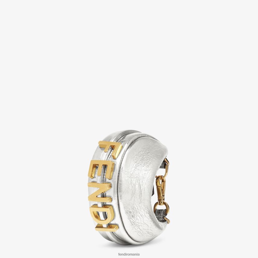 farmec din piele nanograf argint Fendi femei accesorii 86084L391