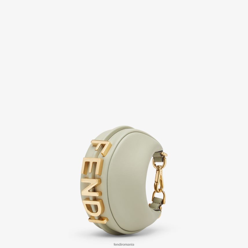 farmec din piele nanograf verde Fendi femei accesorii 86084L206