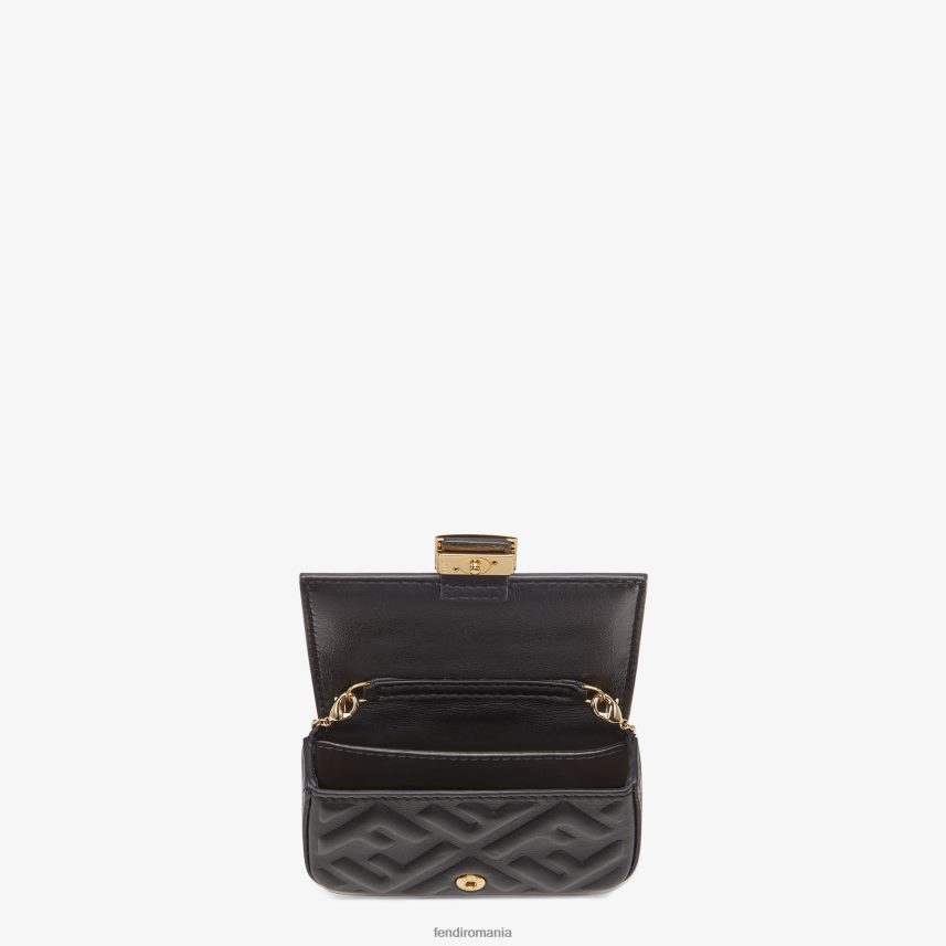 farmec din piele nappa negru Fendi femei accesorii 86084L392