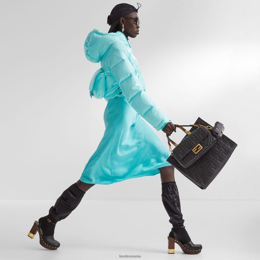 farmec din piele nappa negru Fendi femei accesorii 86084L392