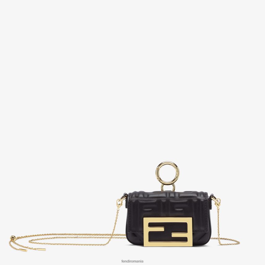 farmec din piele nappa negru Fendi femei accesorii 86084L503