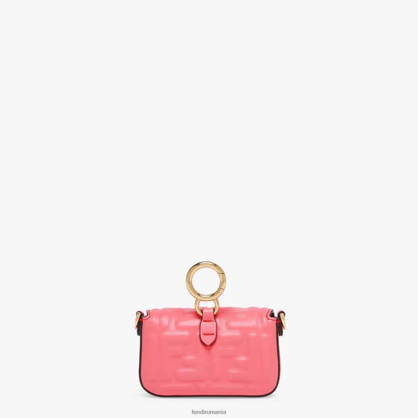 farmec din piele nappa roz Fendi femei accesorii 86084L220