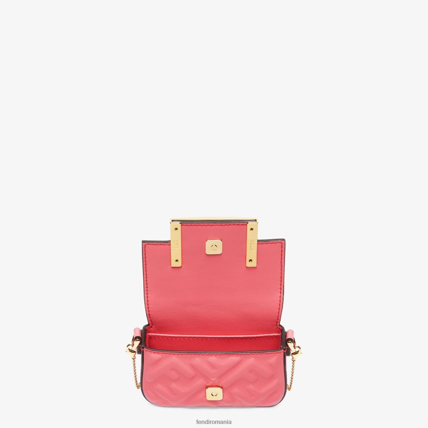 farmec din piele nappa roz Fendi femei accesorii 86084L220