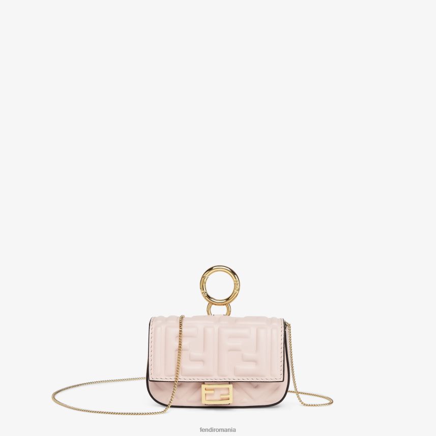 farmec din piele nappa roz Fendi femei accesorii 86084L393