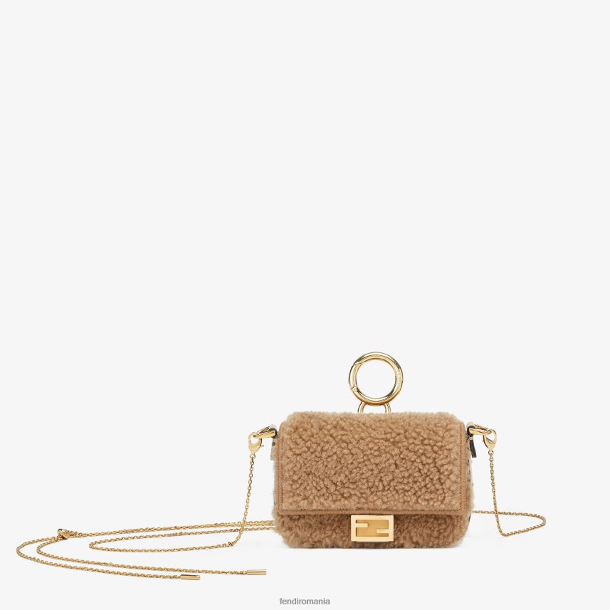 farmec piele de oaie bej Fendi femei accesorii 86084L397