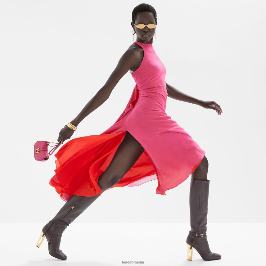 farmec piele fucsia roz Fendi femei accesorii 86084L14