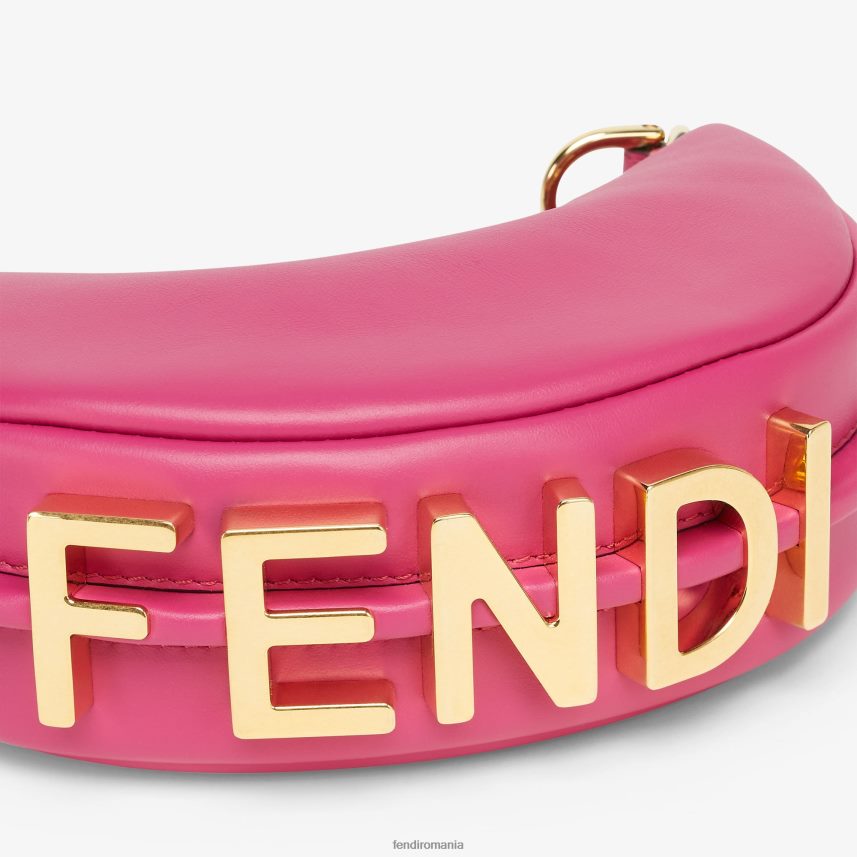 farmec piele fucsia roz Fendi femei accesorii 86084L7