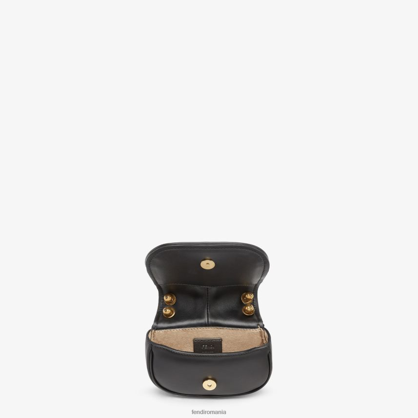 haide nano farmec din piele negru Fendi femei accesorii 86084L15