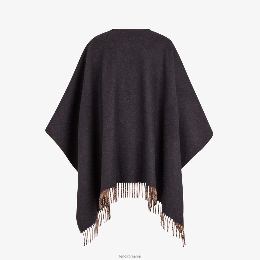 poncho din cașmir și lână Modă Fendi femei accesorii 86084L508