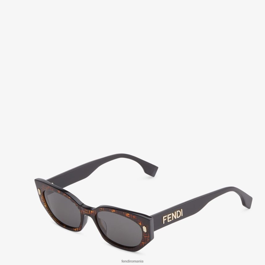 ff ochelari de soare havana și acetat negru Fendi femei accesorii 86084L369