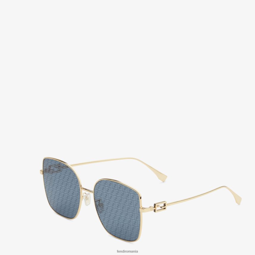 ochelari de soare cu lentile si sigla ff micro Modă Fendi femei accesorii 86084L348