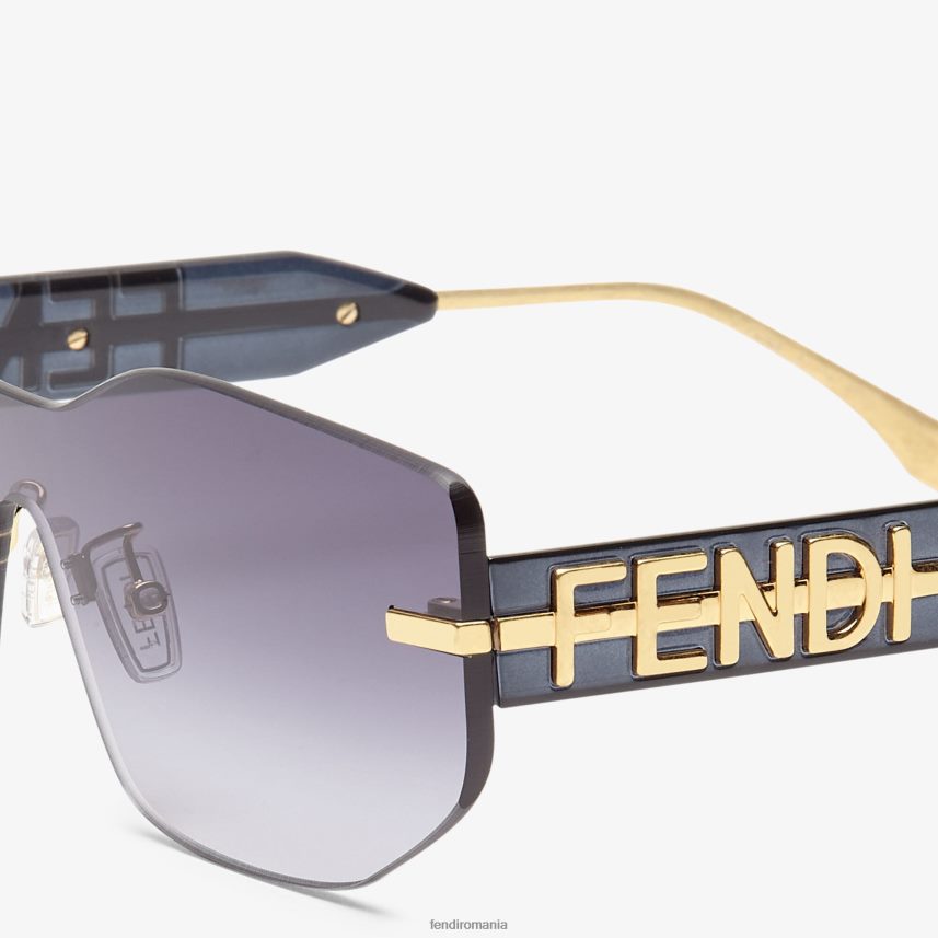 ochelari de soare cu scut de gradient Modă Fendi femei accesorii 86084L242