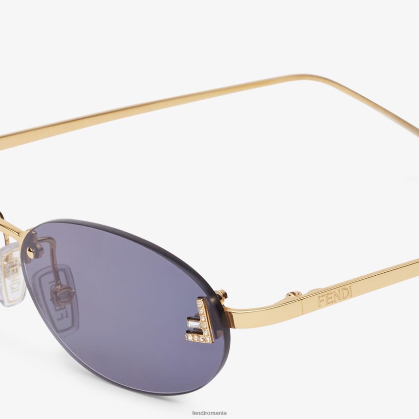ochelari de soare de prezentare de modă albastru Fendi femei accesorii 86084L307