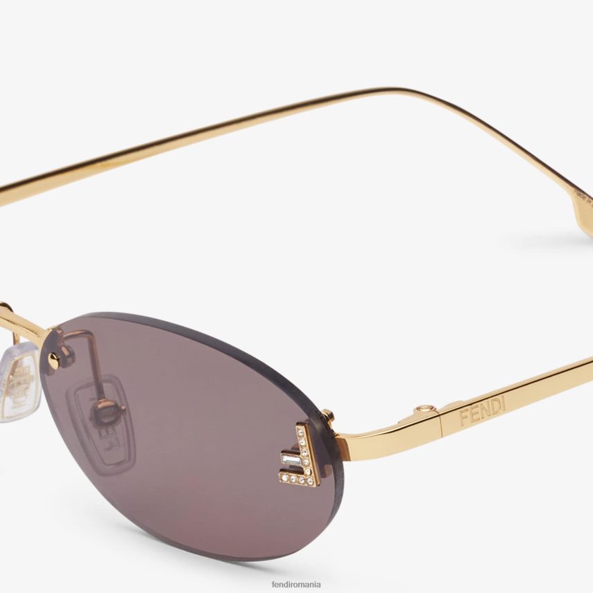 ochelari de soare de prezentare de modă gri Fendi femei accesorii 86084L308