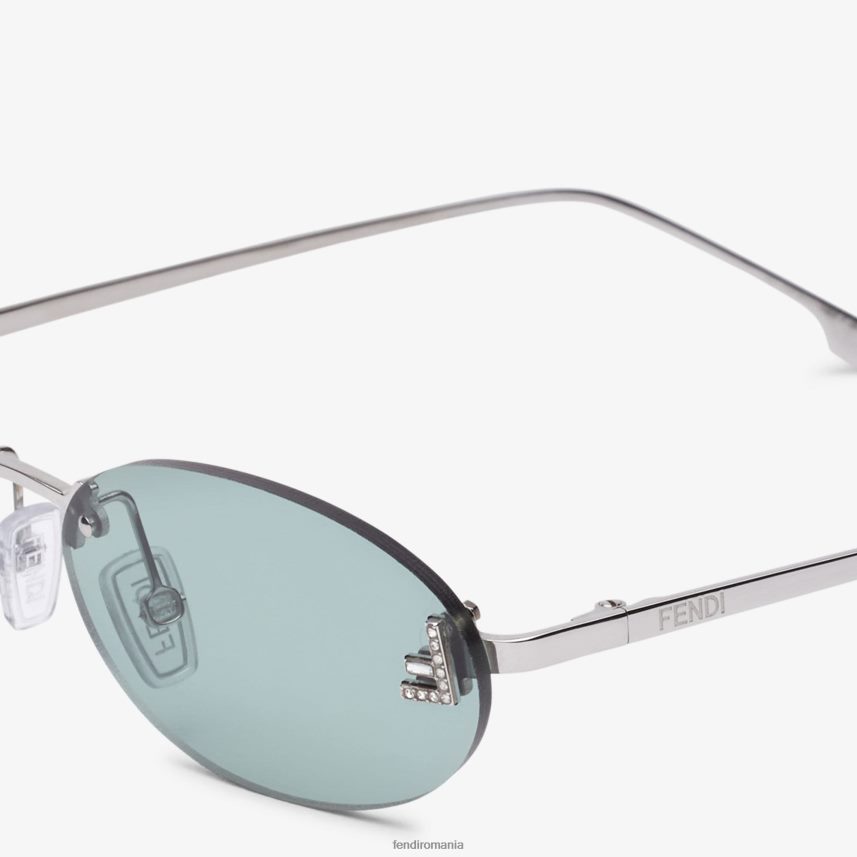 ochelari de soare de prezentare de modă verde Fendi femei accesorii 86084L306