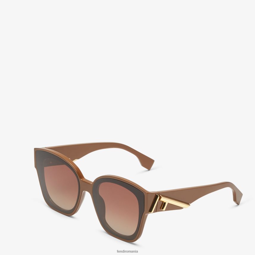 ochelari de soare din acetat caramel Modă Fendi femei accesorii 86084L150