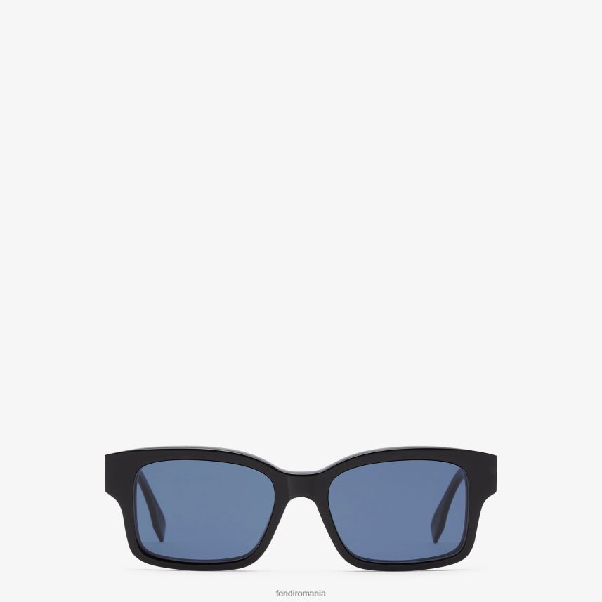 ochelari de soare din acetat cu punte joasă negru Fendi femei accesorii 86084L356