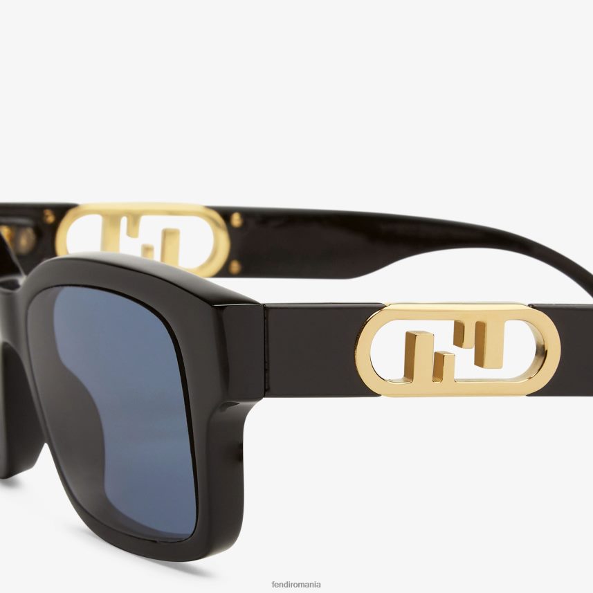 ochelari de soare din acetat cu punte joasă negru Fendi femei accesorii 86084L356