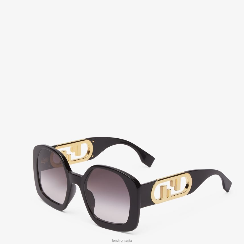 ochelari de soare din acetat negru Fendi femei accesorii 86084L357