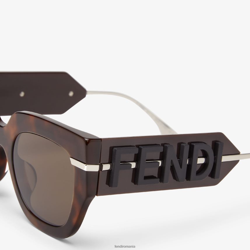 ochelari de soare havana din acetat Modă Fendi femei accesorii 86084L488