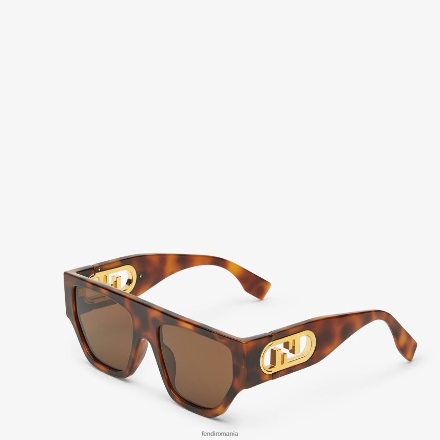 ochelari de soare havana din acetat negru Fendi femei accesorii 86084L34