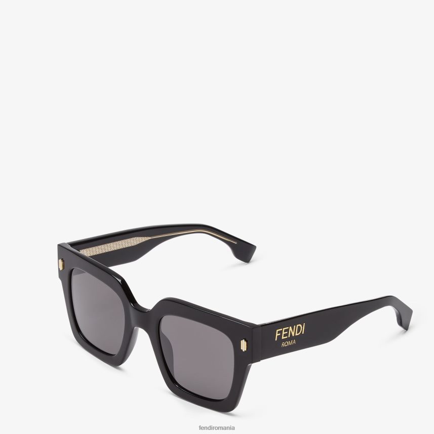 ochelari de soare roma din acetat negru Fendi femei accesorii 86084L143