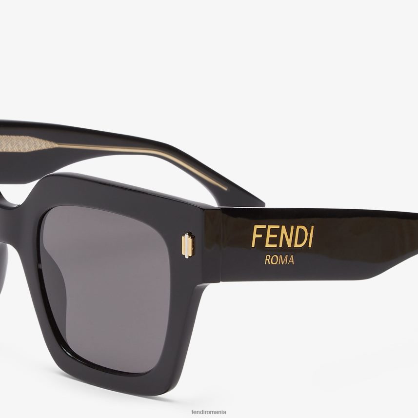 ochelari de soare roma din acetat negru Fendi femei accesorii 86084L143