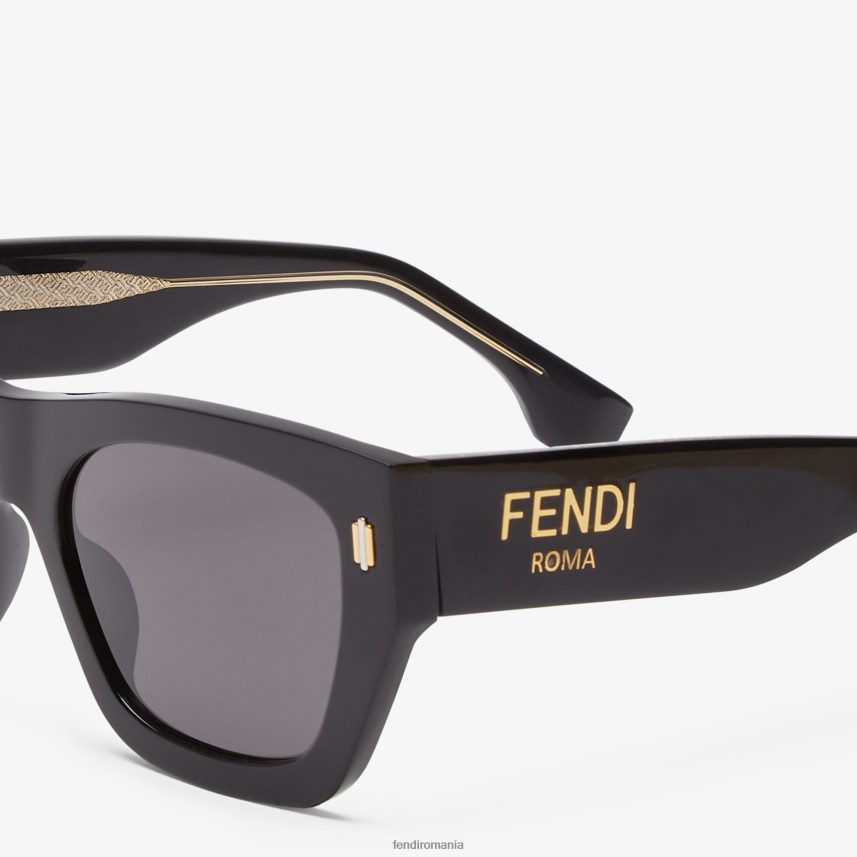 ochelari de soare roma din acetat negru Fendi femei accesorii 86084L96