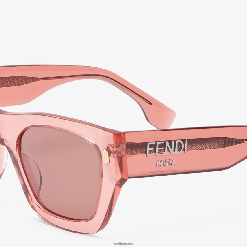 ochelari de soare roma din acetat roz Fendi femei accesorii 86084L142
