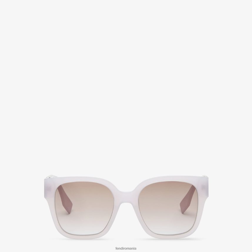 ochelari de soare transparenti din acetat liliac Violet Fendi femei accesorii 86084L159