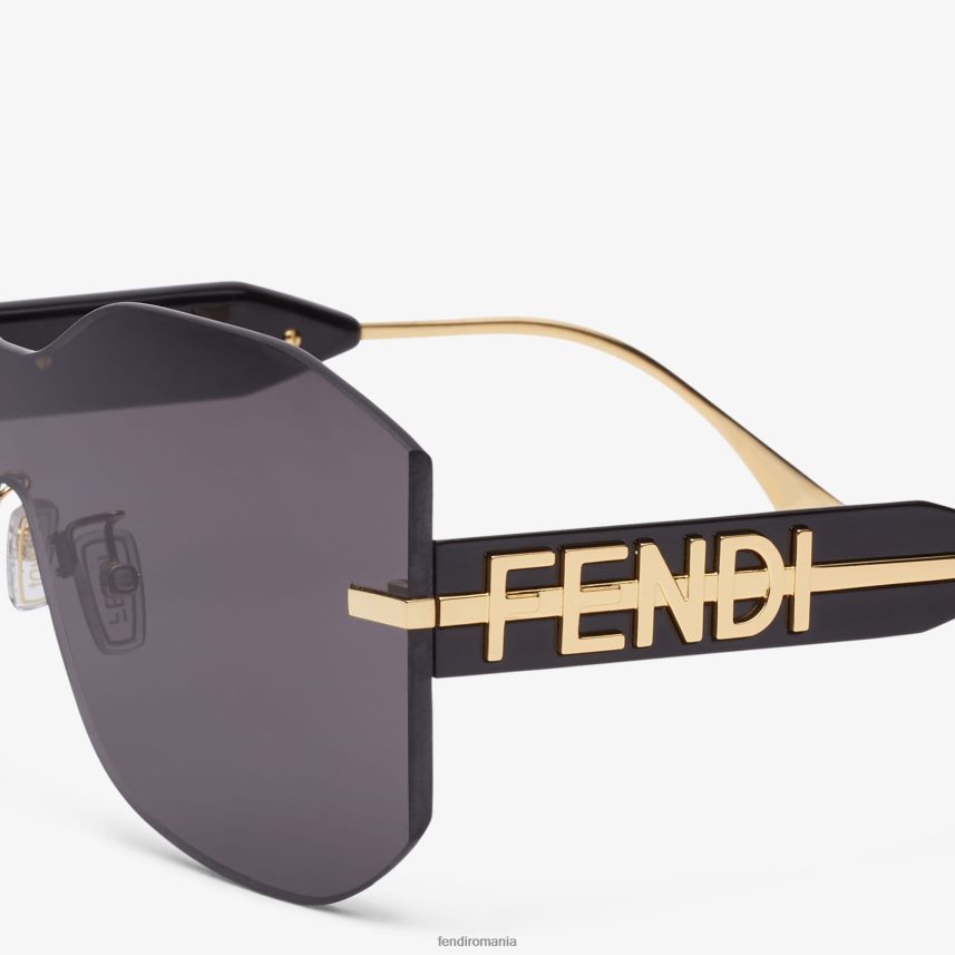 scut ochelari de soare negru Fendi femei accesorii 86084L202