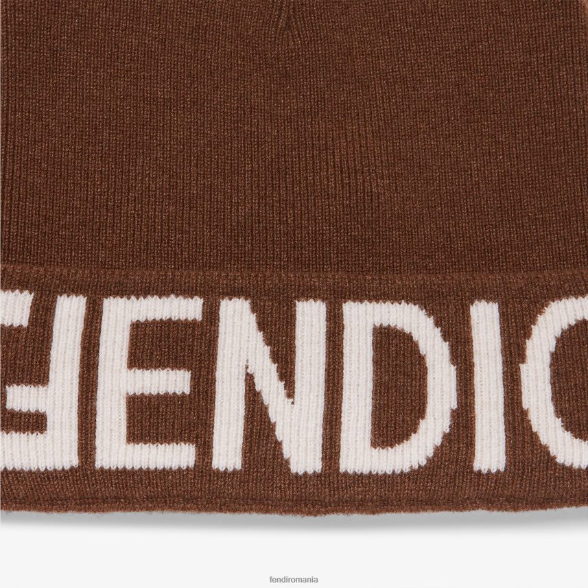 Căciulă de lană alb Fendi femei accesorii 86084L49