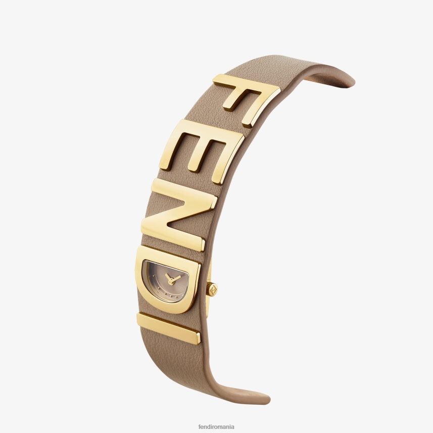 17,80 x 19,80 mm - ceas bratara cu litere gri Fendi femei accesorii 86084L46