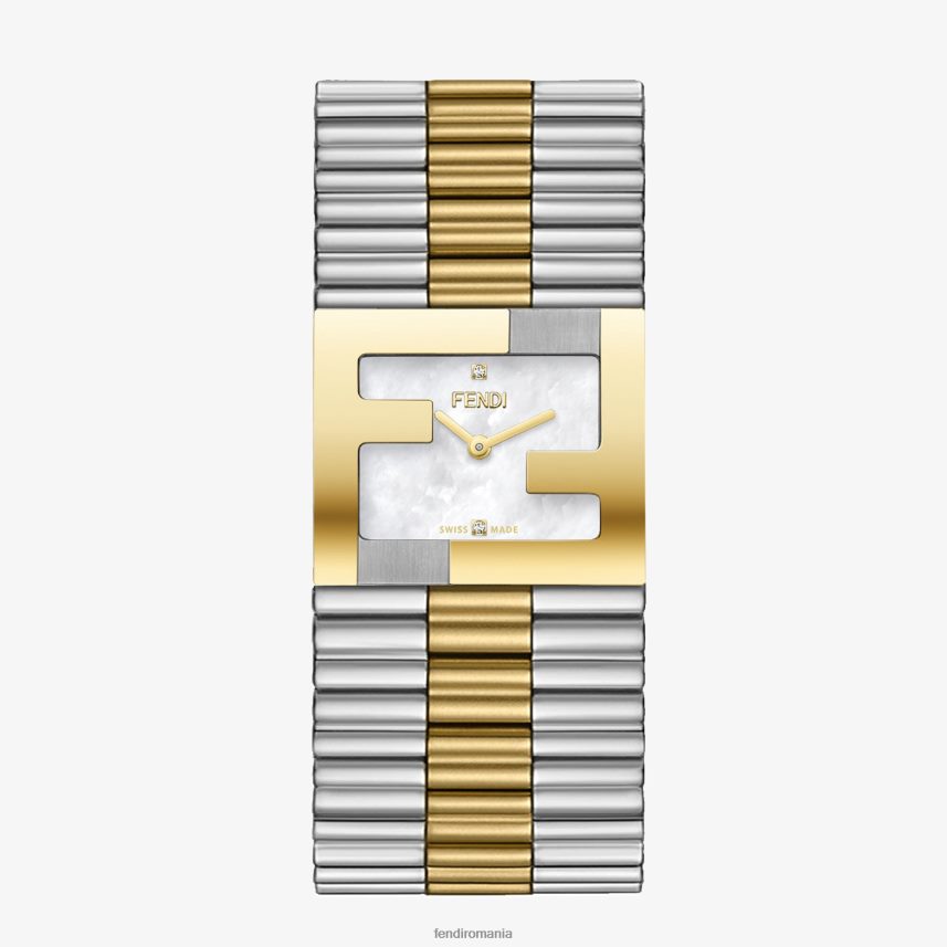24x20mm - ceas cu rama cu sigla ff multicolor Fendi femei accesorii 86084L431