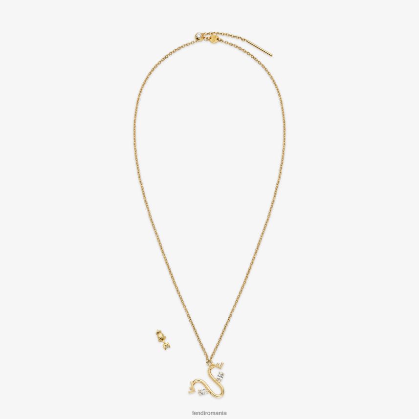 set capricorn aur Fendi femei Bijuterii 86084L1643