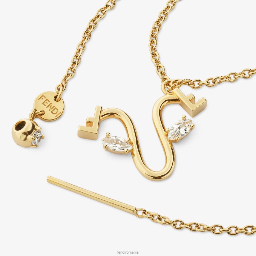 set capricorn aur Fendi femei Bijuterii 86084L1643