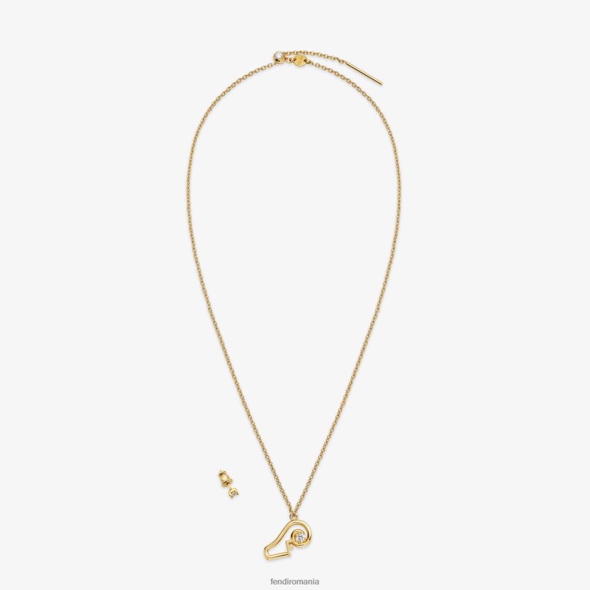 set de berbec aur Fendi femei Bijuterii 86084L1633