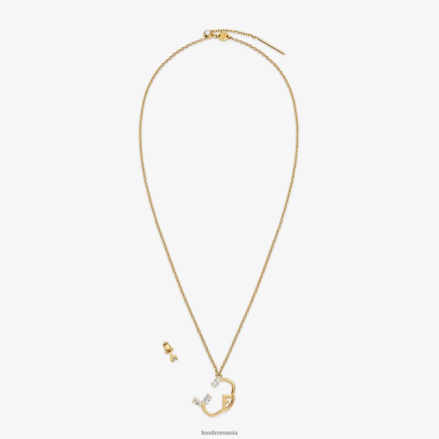 set de cancer aur Fendi femei Bijuterii 86084L1636