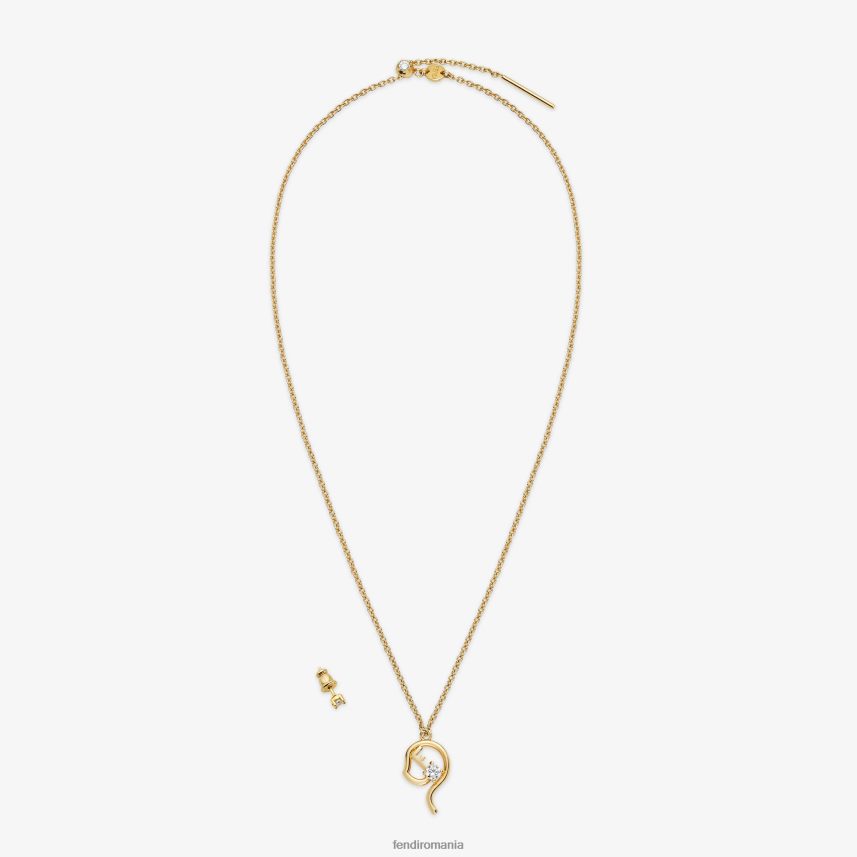 set fecioara aur Fendi femei Bijuterii 86084L1638