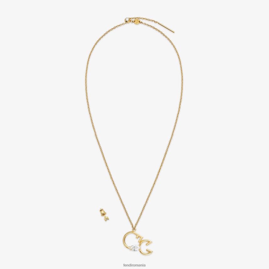 set scorpion aur Fendi femei Bijuterii 86084L1644