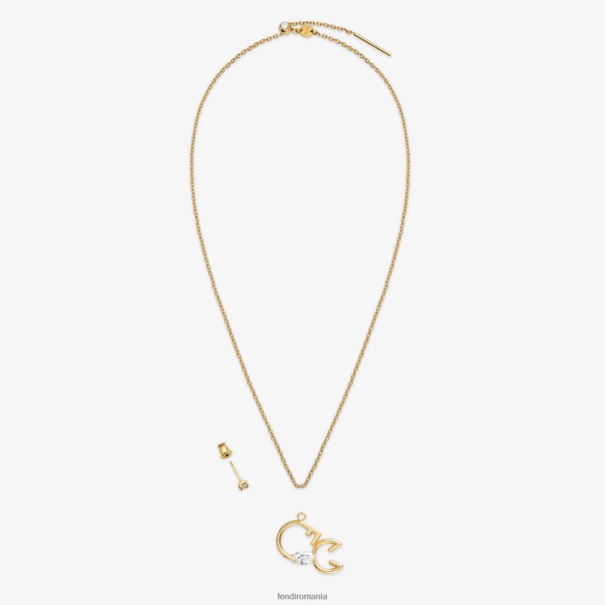 set scorpion aur Fendi femei Bijuterii 86084L1644