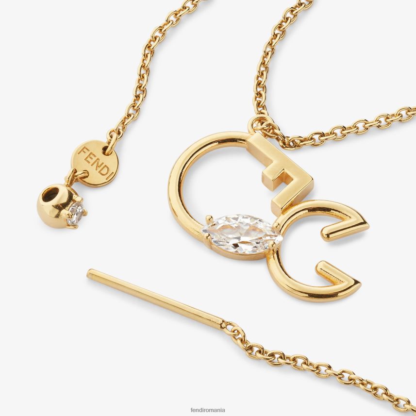 set scorpion aur Fendi femei Bijuterii 86084L1644