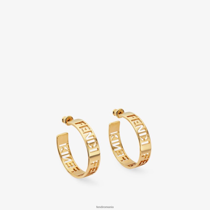 cercei mici cu semnătură Modă Fendi femei Bijuterii 86084L1778