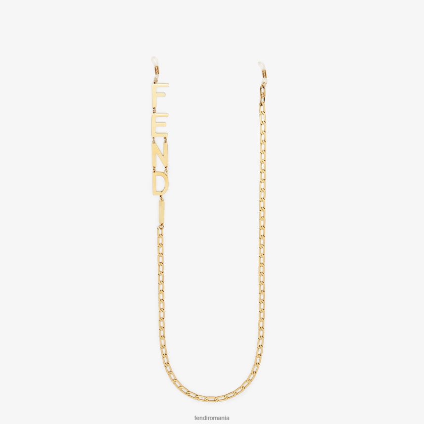 colier cu lanț de ochelari Modă Fendi femei Bijuterii 86084L501