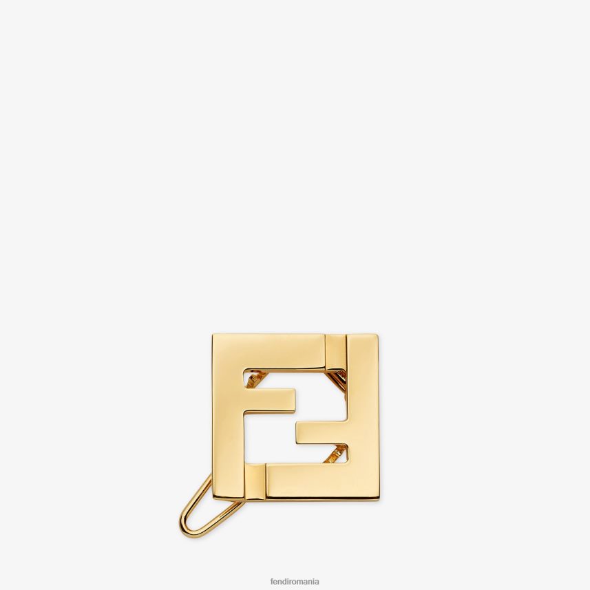 agrafă de păr metalică aur Fendi femei Bijuterii 86084L66