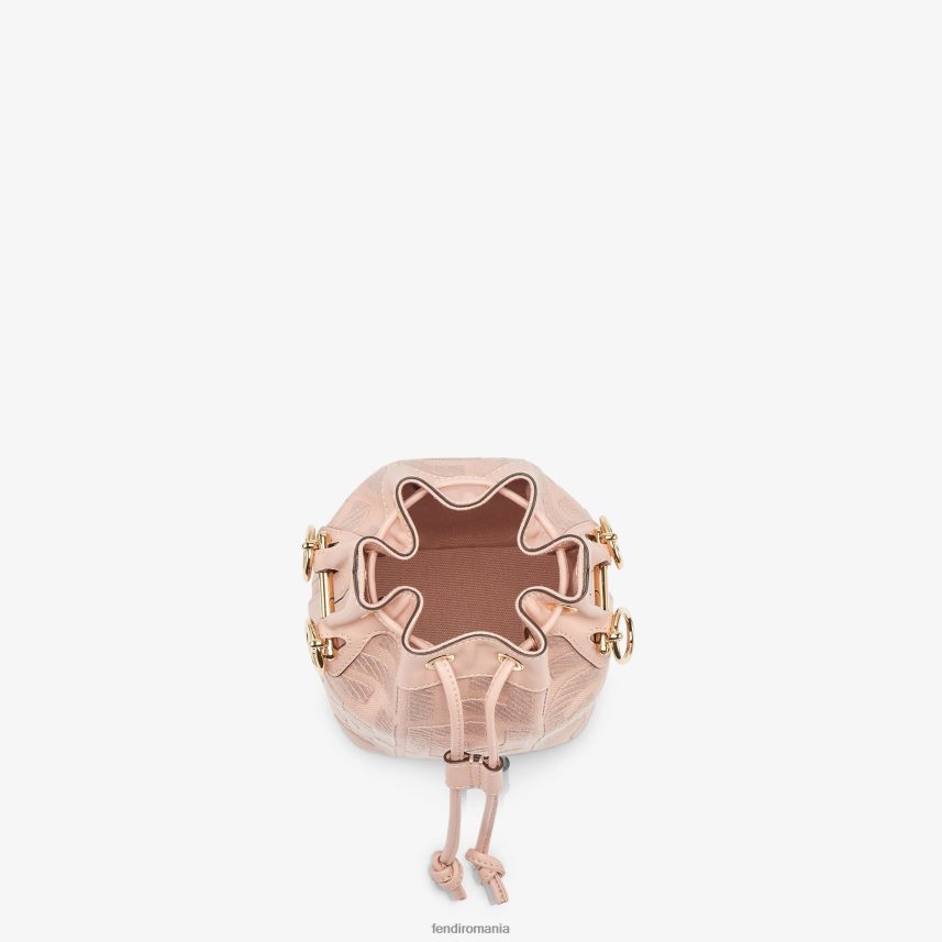 ff mini-geantă din pânză roz Fendi femei accesorii 86084L816