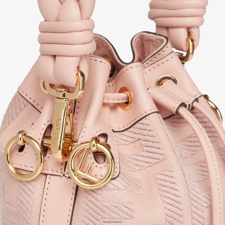 ff mini-geantă din pânză roz Fendi femei accesorii 86084L816