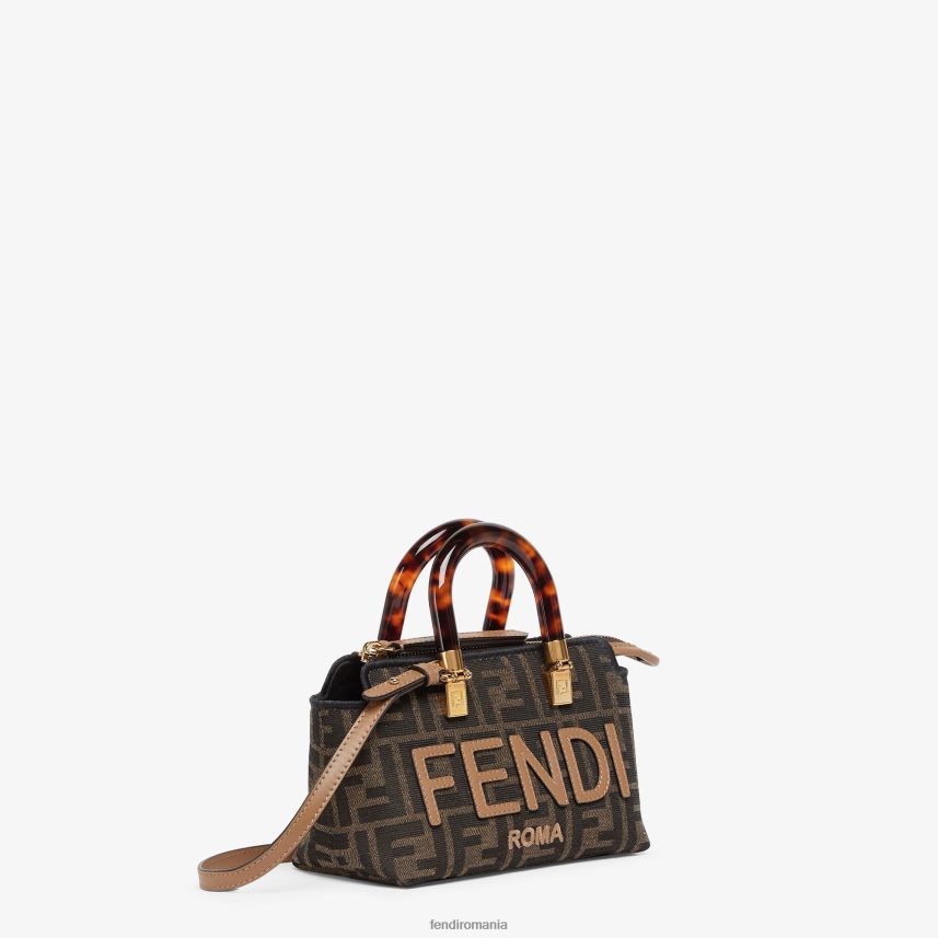 geantă boston din material ff mic maro Fendi femei accesorii 86084L654