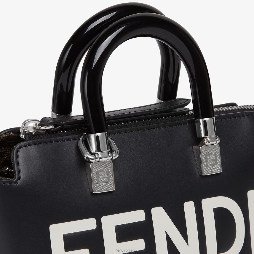 geantă boston mică din piele negru Fendi femei accesorii 86084L677