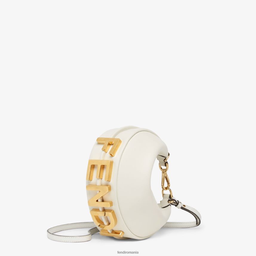 geanta mini din piele alb Fendi femei accesorii 86084L572